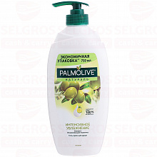 Гель для душа PALMOLIVE NATURALS олива+увлажняющее молочко, 750мл