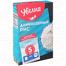 Рис длиннозерный УВЕЛКА шлифованный, 400г