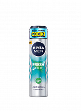 Дезодорант для мужчин NIVEA MEN фреш кик, спрей, 150мл