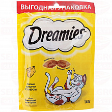 Лакомство для кошек DREAMIES с сыром, 140г