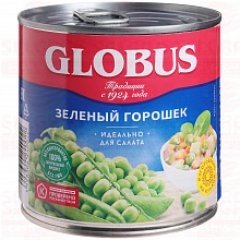 Горошек зеленый GLOBUS, 425мл