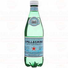 Вода минеральная SANPELLEGRINO газированная пэт, 500мл