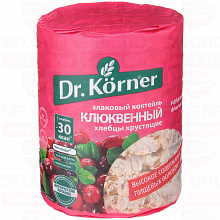 Хлебцы DR.KORNER злаковый коктейль клюква, 100г