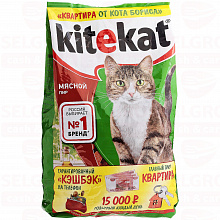 Корм для кошек KITECAT мясной пир, 1.9кг