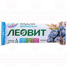 Злаковый батончик ЛЕОВИТ МОЙ ЛАЙК мюсли черника, 30г