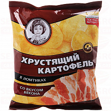 Чипсы ХРУСТЯЩИЙ КАРТОФЕЛЬ бекон, 40г