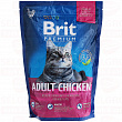 Корм для кошек BRIT с мясом курицы премиум, 800г