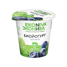 Биойогурт ЭКОНИВА черника 2,8%, 125г