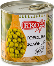 Горошек зеленый ЕКО, 400г