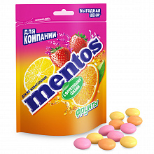 Драже MENTOS фрукты, 95г