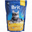 Корм для кошек BRIT лосось премиум, 800г