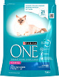 Корм для взрослых кошек PURINA ONE курица и цельные злаки, 750г
