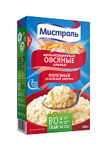 Хлопья овсяные МИСТРАЛЬ, 400г