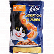 Корм для кошек PURINA FELIX SENSATIONS курица  и морковь, 85г