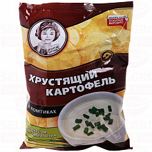 Чипсы ХРУСТЯЩИЙ КАРТОФЕЛЬ сметана и лук, 70г