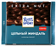 Шоколад темный RITTER SPORT цельный миндаль, 100г