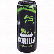 Напиток энергетический GORILLA безалкогольный газированный жестяная банка, 450мл