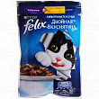 Корм для кошек PURINA FELIX DOUBLY DELICIOUS ягненок и курица, 85г