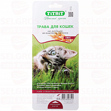Трава для кошек TITBIT овес