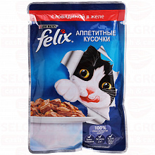 Корм для кошек влажный PURINA FELIX говядина, 85г
