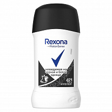 Антиперспирант-дезодорант REXONA невидимая защита на черной и белой одежде, 40мл