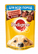 Корм для взрослых собак PEDIGREE с говядиной и ягенком, 85г