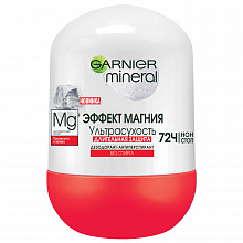 Дезодорант женский ролик GARNIER MINERAL эффект магния, 50мл