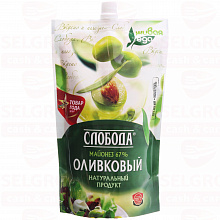 Майонез СЛОБОДА оливковый 67%, 400г