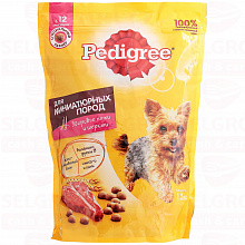 Корм для взрослых собак PEDIGREE говядина, 1.2кг