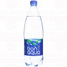 Вода питьевая BONAQUA газированная, 1л